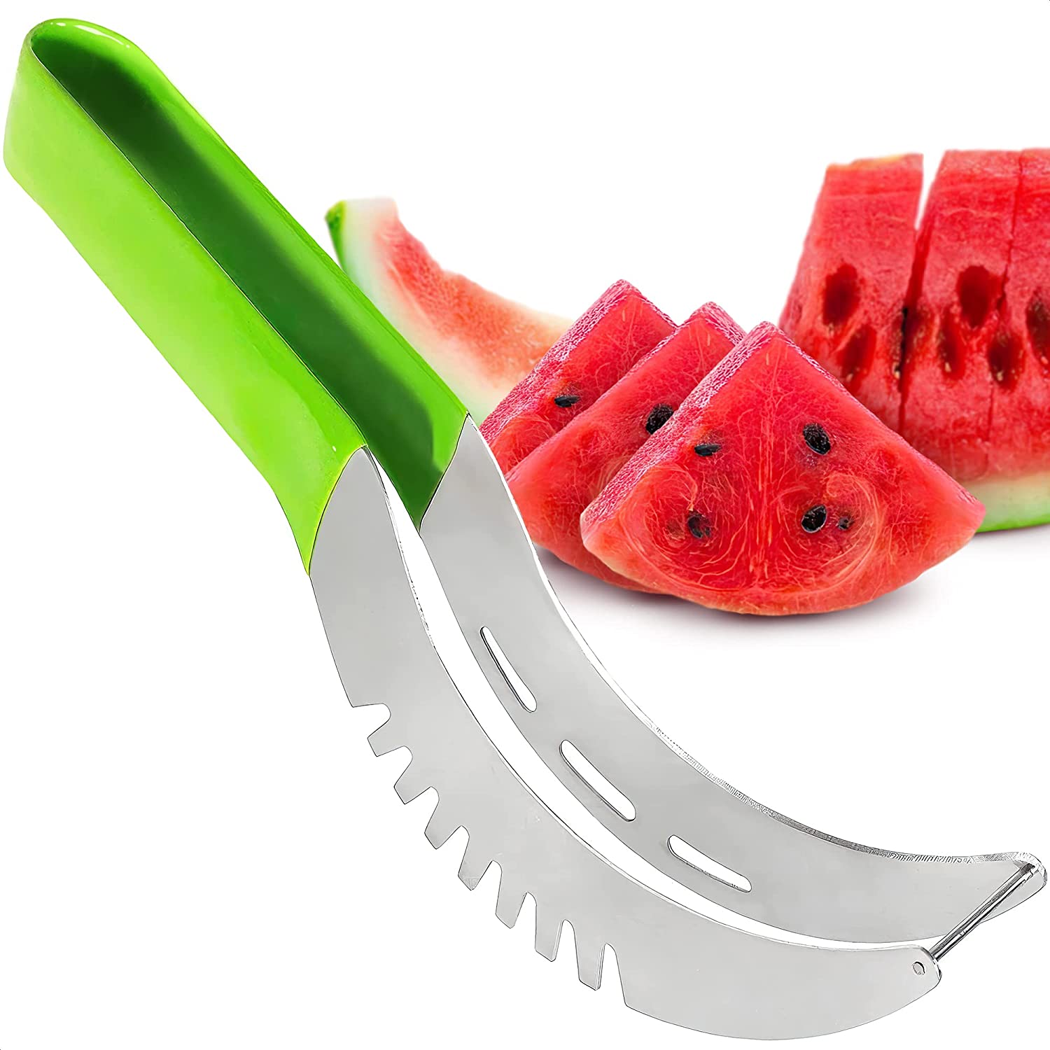 Pineapple Corer Slicer - Stainless Watermelon Slicer Cutter Knife with