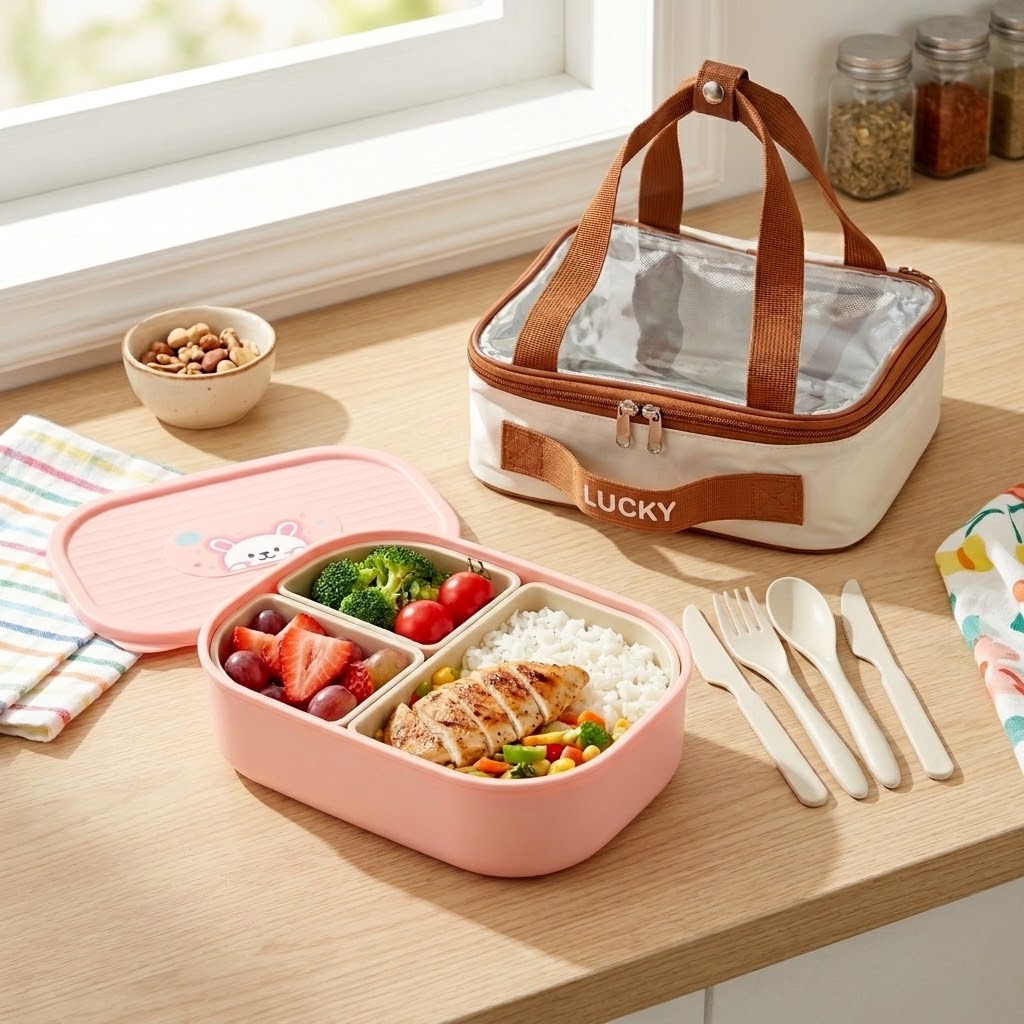 Meal Prep Kinder - Cute Kids Bento Box for School