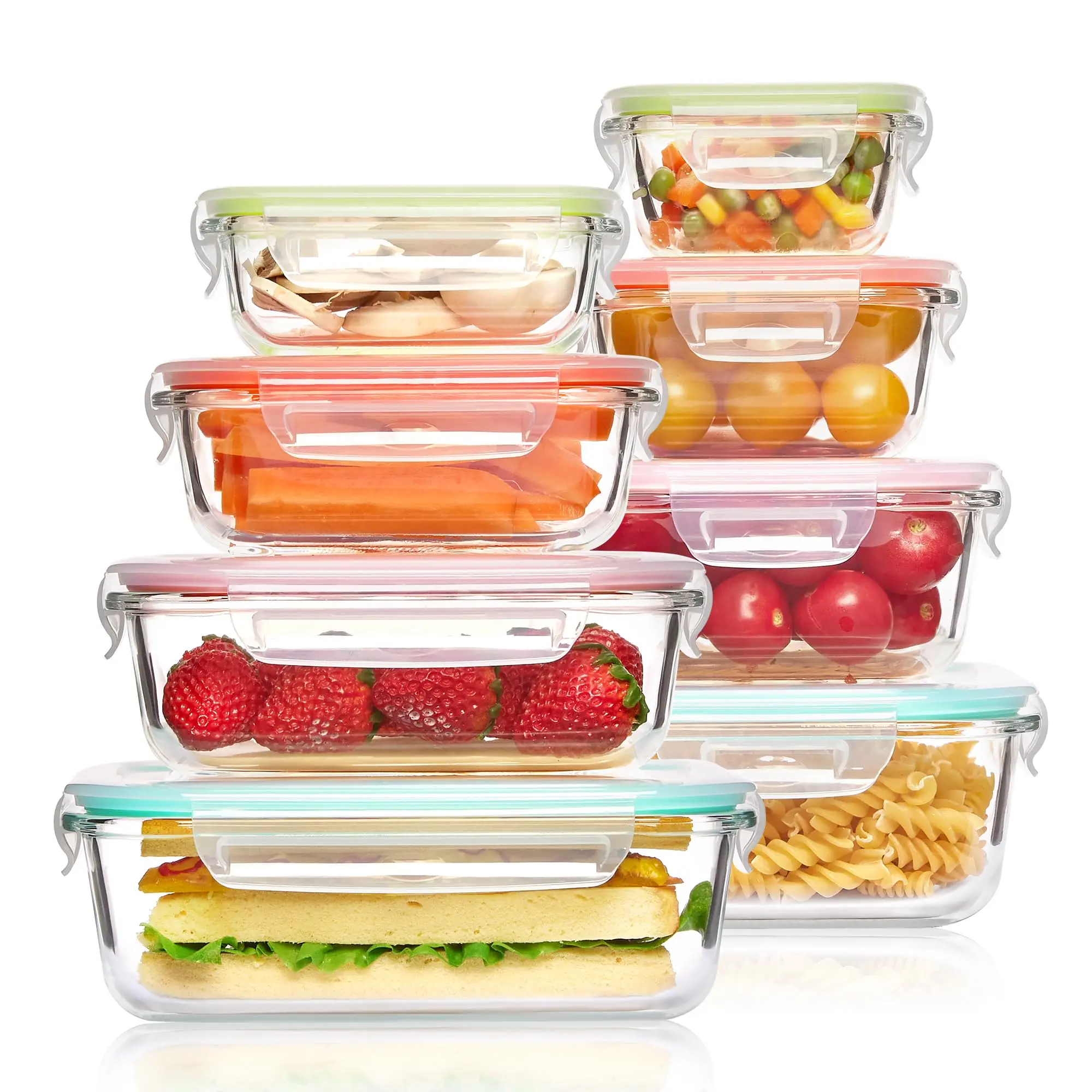 Meal Prep Boxen Glas - Glass Lunch Box Food Storage Containers,