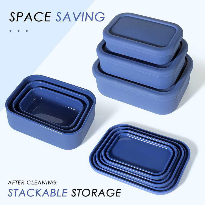 Meal Prep Boxen Glas - Leak-Resistant Bento Lunch Box Reusable BPA-Free