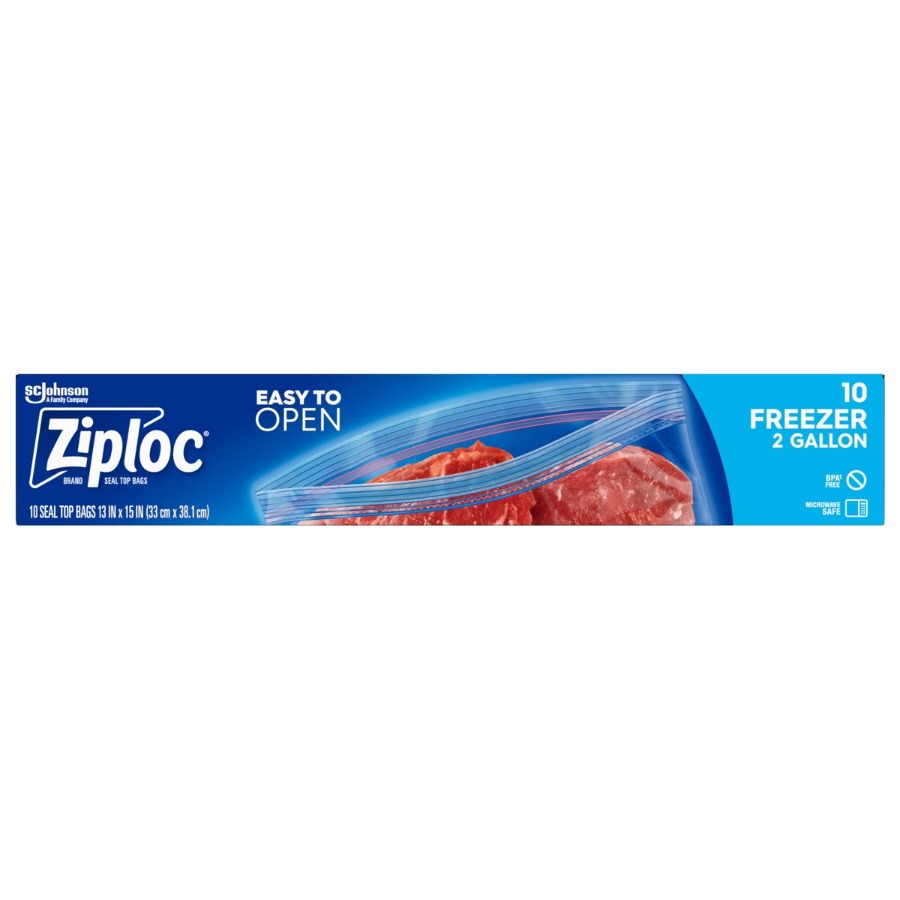 10ct Two Gallon Freezer Bags,  - Meal Prep Frozen ulasan dan harga