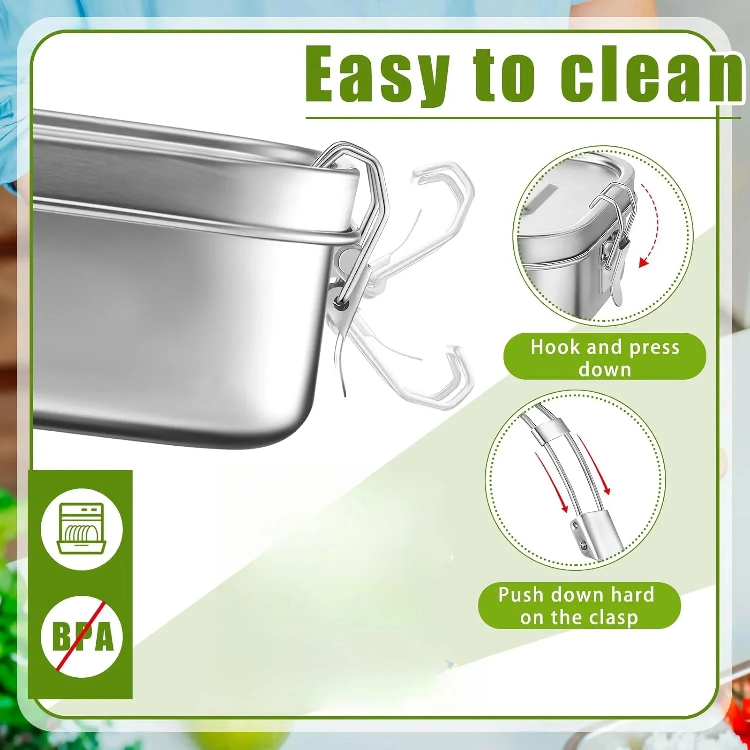 Stainless Steel Lunch Box for  - Meal Prep Kinder ulasan dan harga