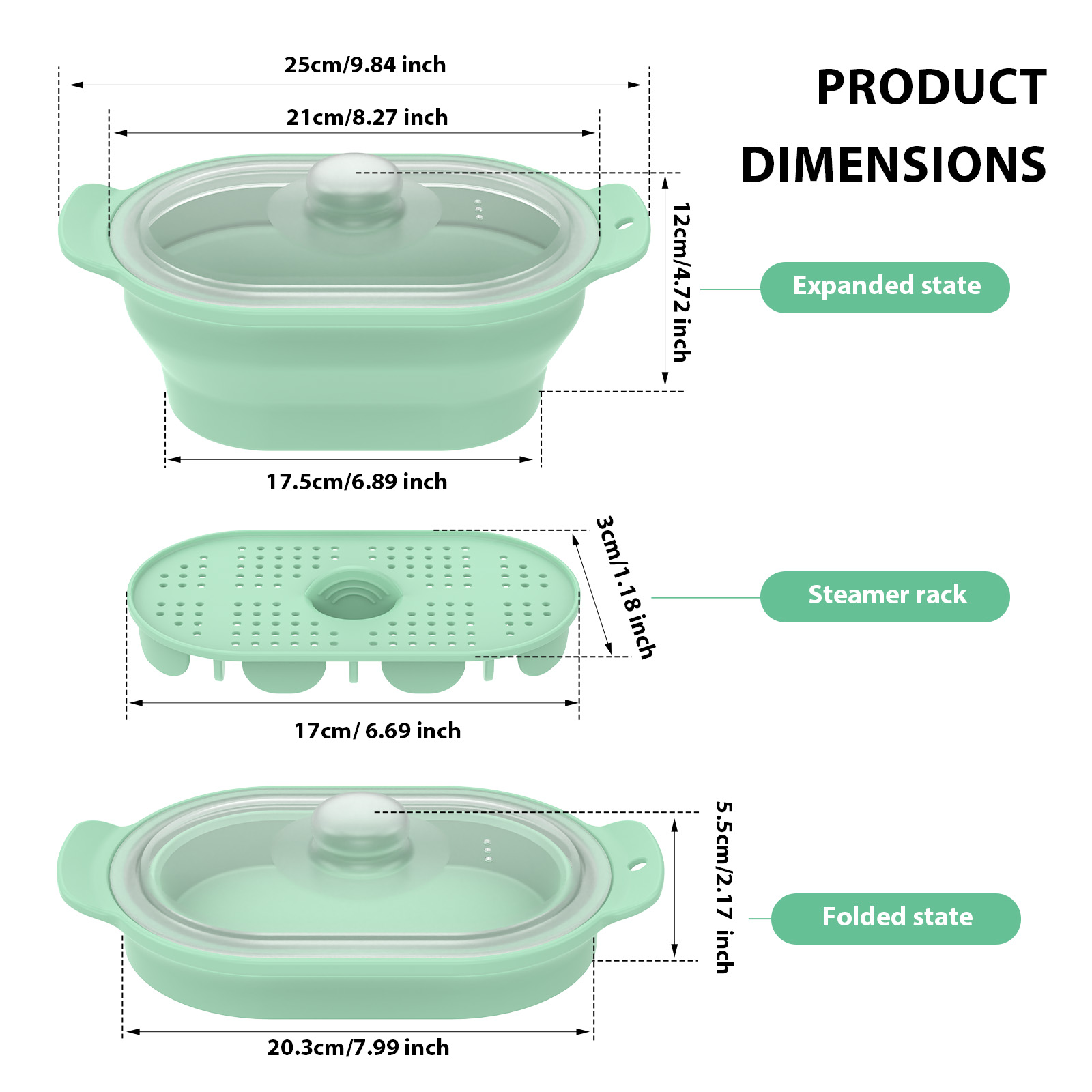 Silicone Microwave Vegetable S - Meal Prep Frozen ulasan dan harga