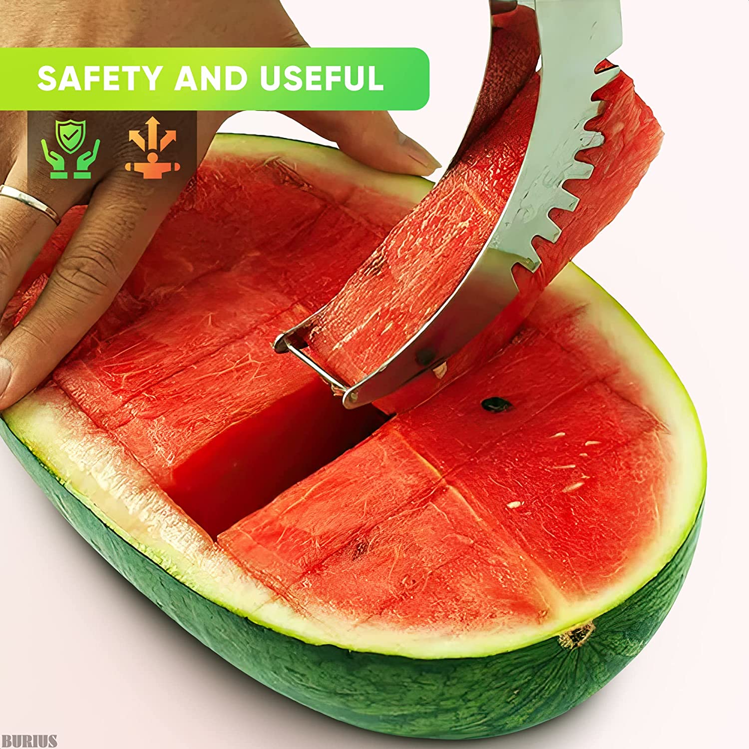 Stainless Watermelon Slicer Cu - Pineapple Corer Slicer ulasan dan harga