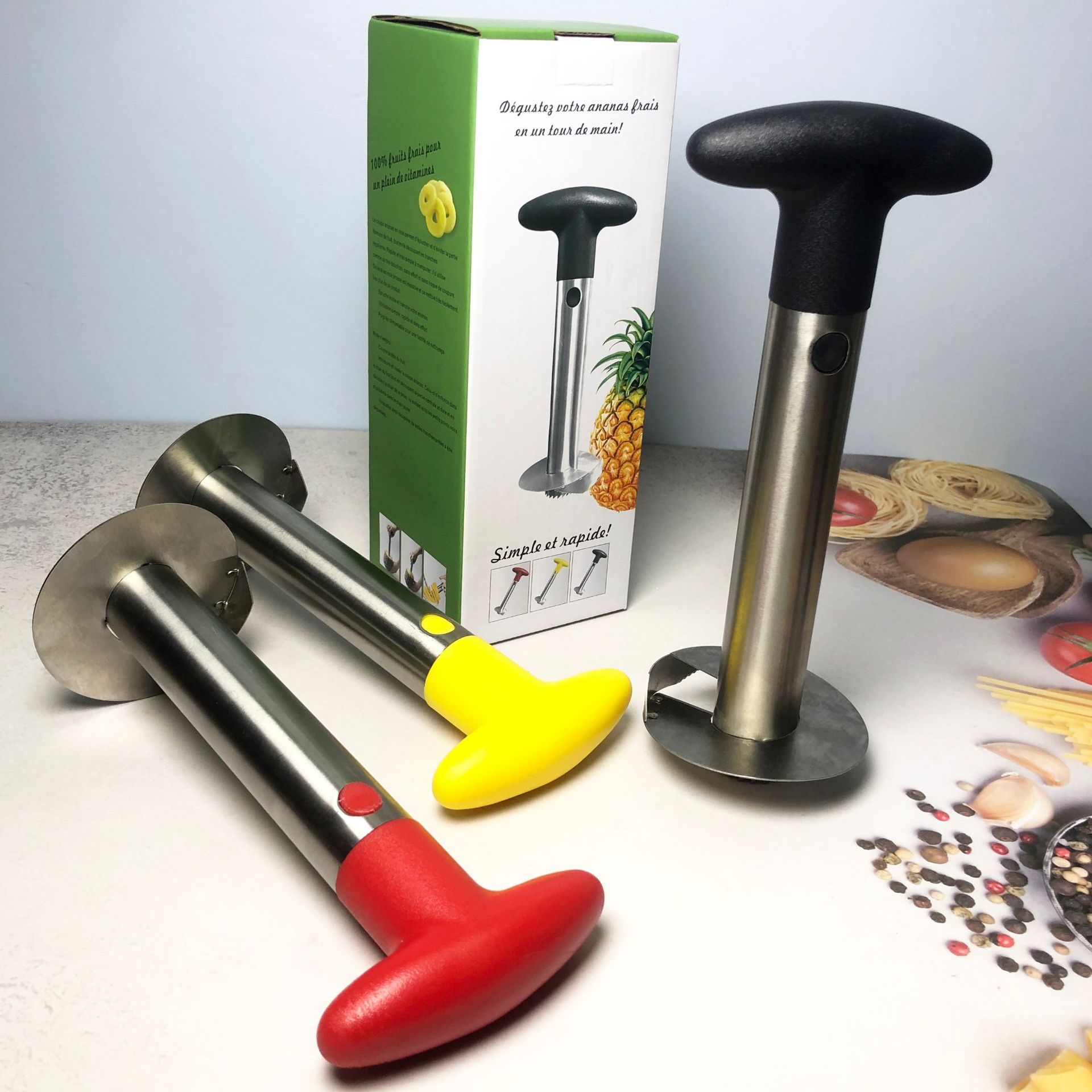 Multifunctional Pineapple Peel - Pineapple Corer Slicer ulasan dan harga