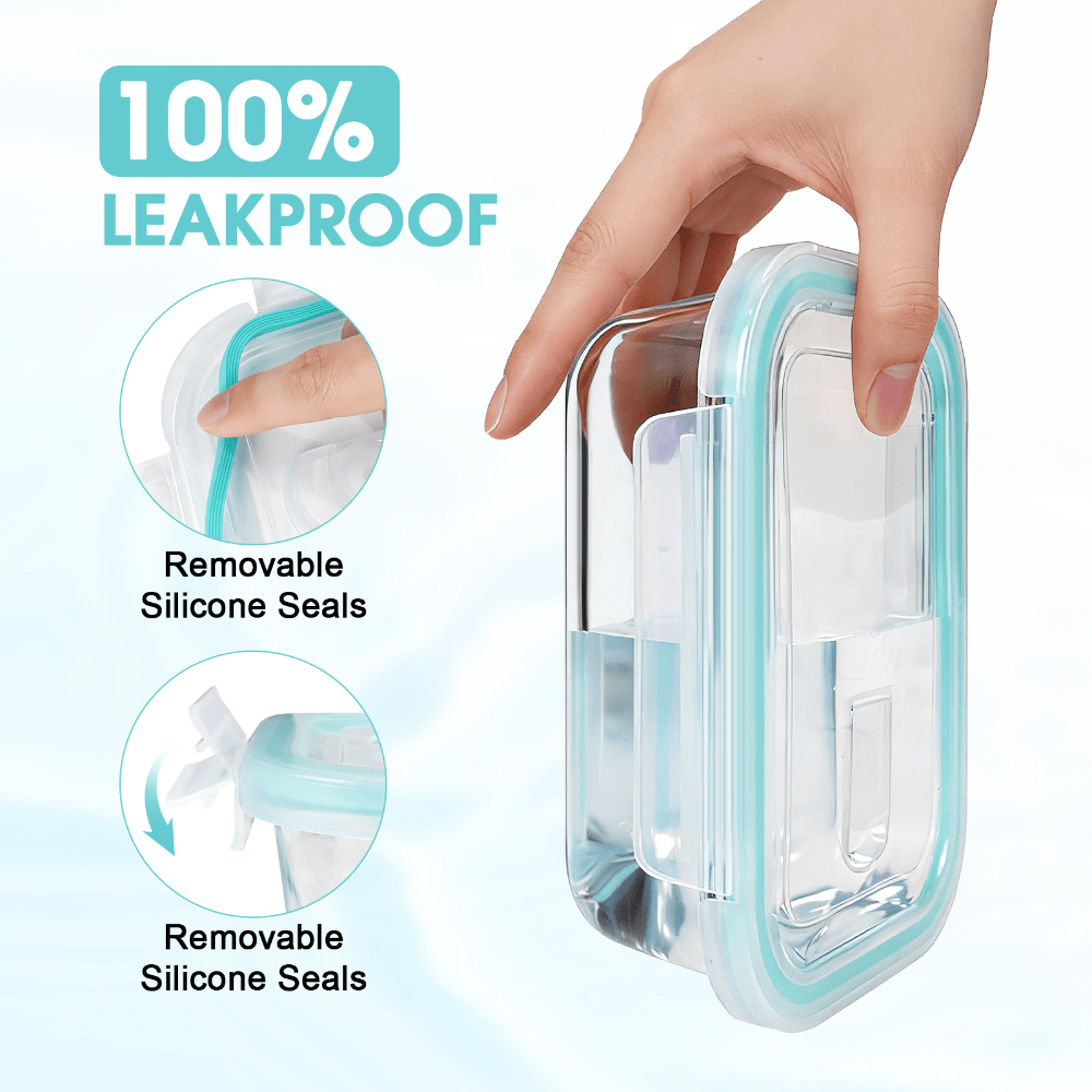 24 Pcs Glass Food Storage Cont - Meal Prep Boxen Glas ulasan dan harga