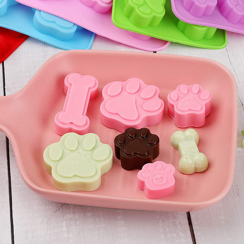 Dog Paw Bone Mold Pet Frozen T - Meal Prep Frozen ulasan dan harga